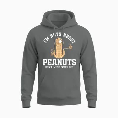 I’m Nuts About Peanuts - Peanut Farmer Unisex Hoodie - Graphite Heather