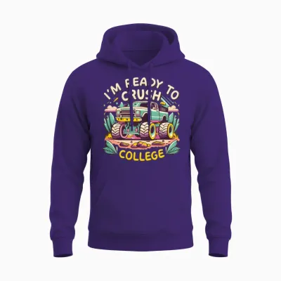 The Monster Truck Unisex Hoodie - Purple