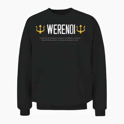 Tribute Were Noi – Fan De Rap French Unisex Sweatshirt - Black