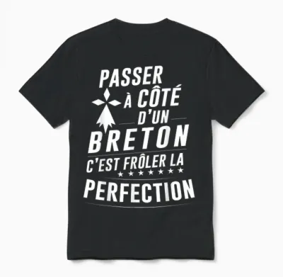Le Breton Parfait – Gift Idea Funny Brittany Unisex T-Shirt - Black