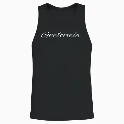 Guatemala Unisex Tank Top - Black