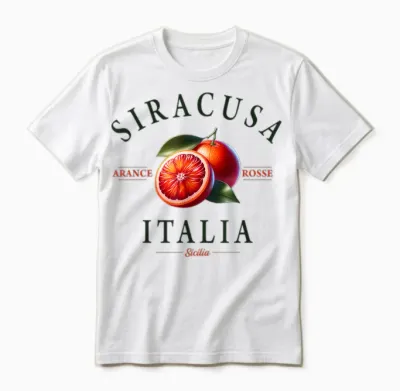 Syracuse Italie Oranges Sanguines Sicile Unisex T-Shirt - White