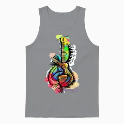 God Vition Retro Cool Unisex Tank Top - Sport Grey