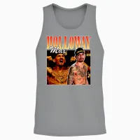 Max Holloway Vintage Retro Unisex Tank Top - Sport Grey – 2