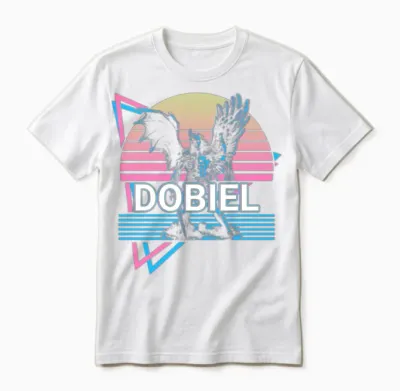 Dobiel Guardian Angel Ancient Persia Retro Unisex T-Shirt - White