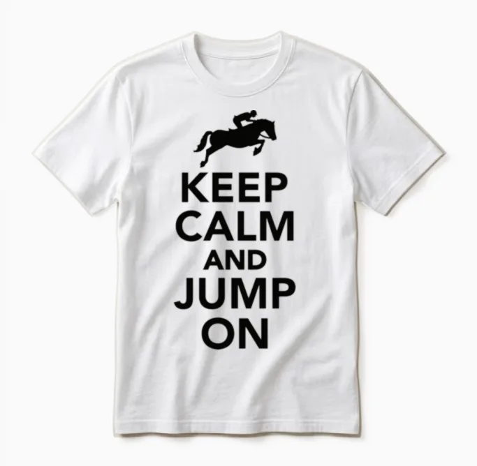 Horse Sayings Lovers Unisex T-Shirt in White