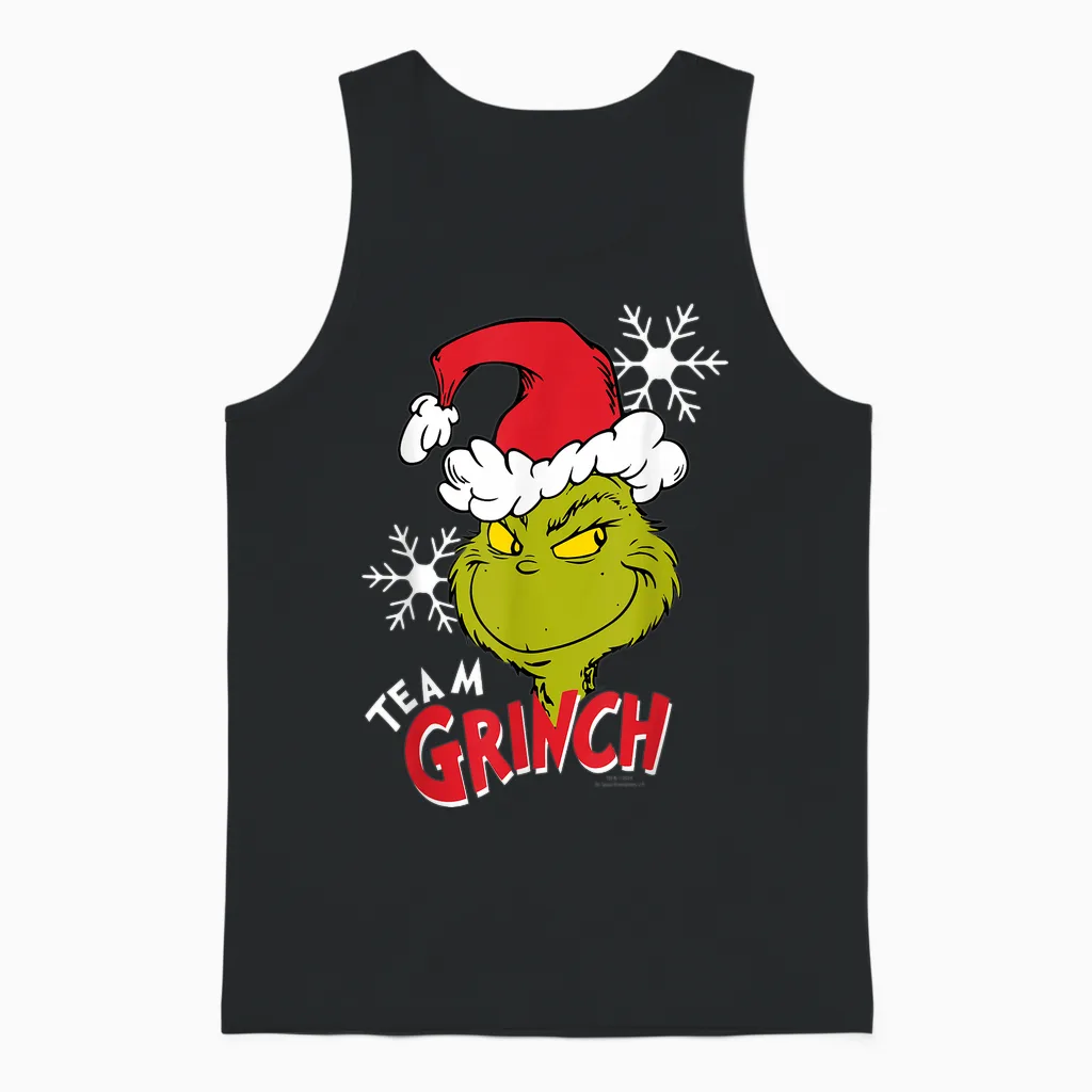 Grinch - Side Eye T-Shirt, Black, S Unisex Tank Top in Black