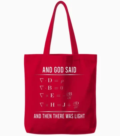 Maxwells Equations Maxwell Maxwell's Math Pi 1bk1 Tote Bags - Red