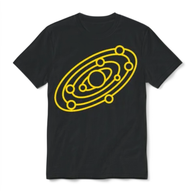 Solar System Unisex T-Shirt - Black