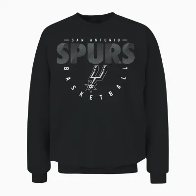 Nba Official San Antonio Spurs Sliced Unisex Sweatshirt - Black