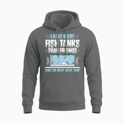 Fishkeeper Fishkeeping Aquarium Fish Tank Aquarist Unisex Hoodie - Graphite Heather