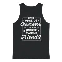 Coworkers Fun Unisex Tank Top - Black – 1