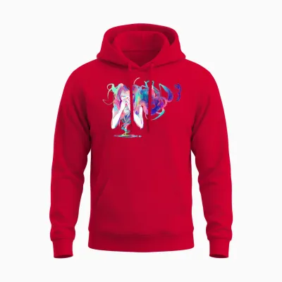 Anime Girl Unisex Hoodie - Red