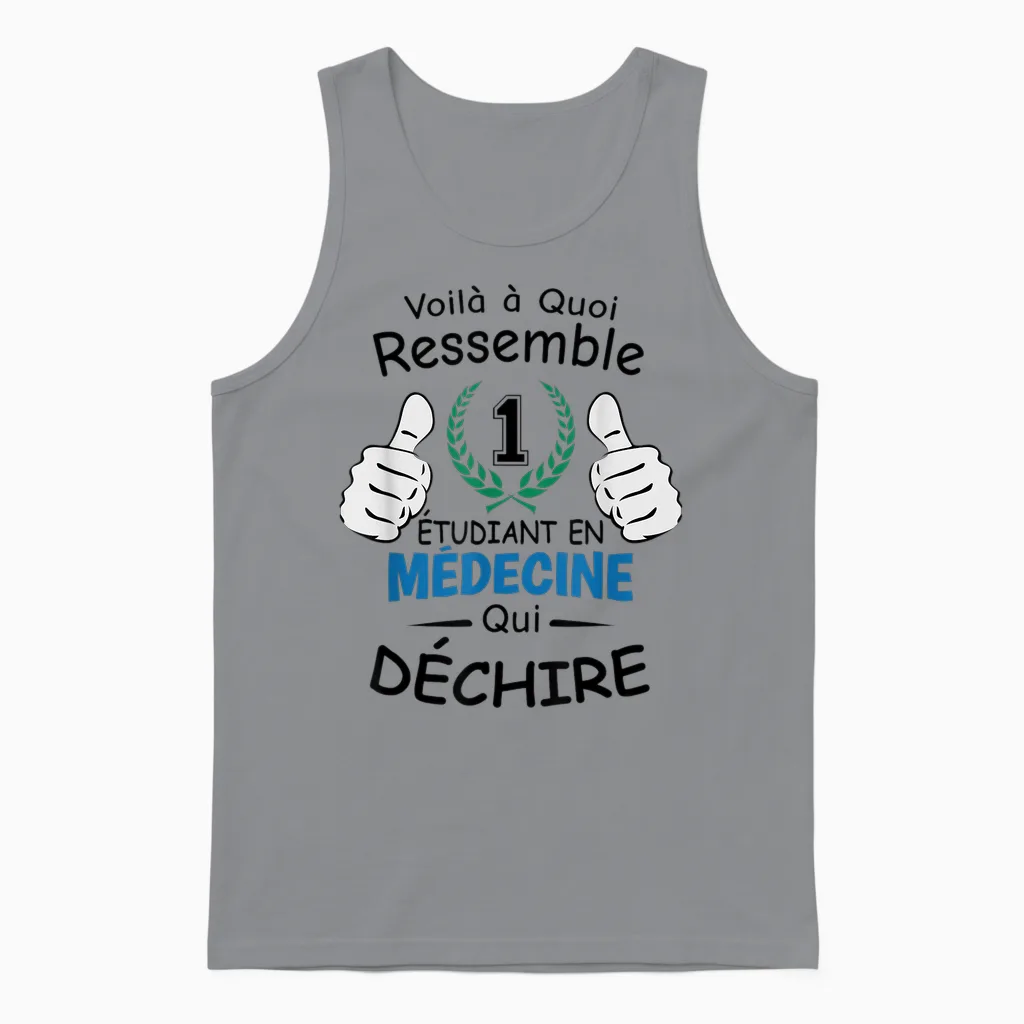 Medical Student - Original Design for Future Doctor Unisex Tank Top in Sport Grey