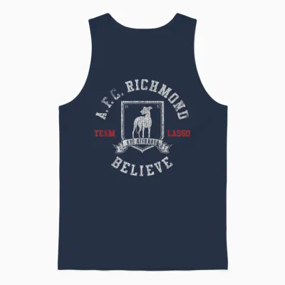 Ted Lasso Afc Richmond Believe Soccer Tv Show Unisex Tank Top - Navy