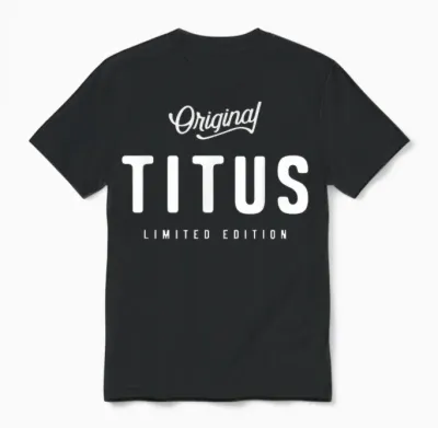 Original Titus Lustiger Name Titus Unisex T-Shirt - Black