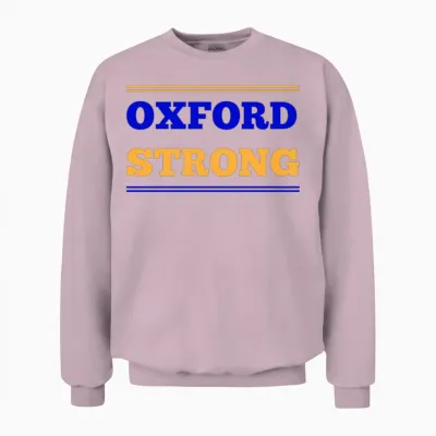 Oxford Strong Unisex Sweatshirt - Light Pink