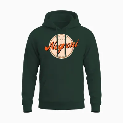 Negroni I Classic Italian Gin Cocktail Drink Leave Me Aloni Unisex Hoodie - Forest