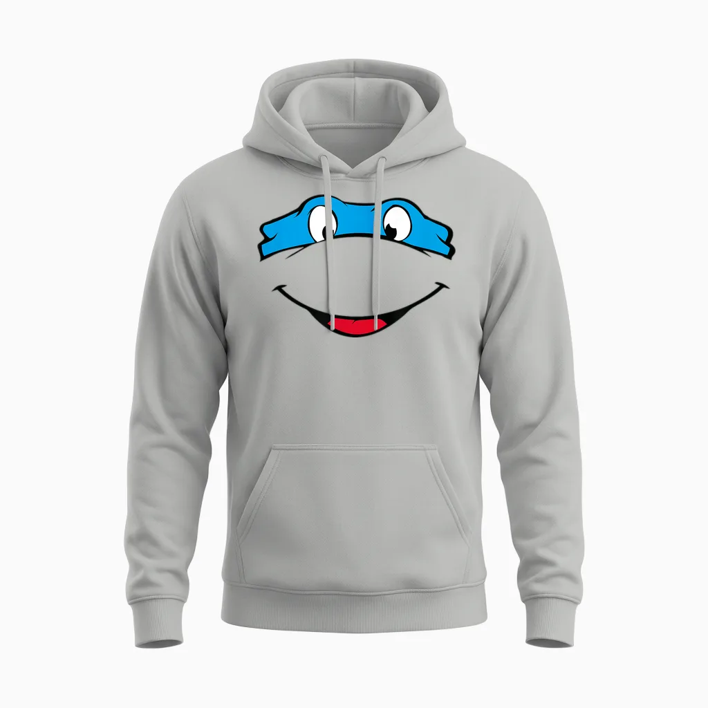 Mademark X Teenage Mutant Ninja Turtles - Leonardo - Costume Unisex Hoodie in Ash