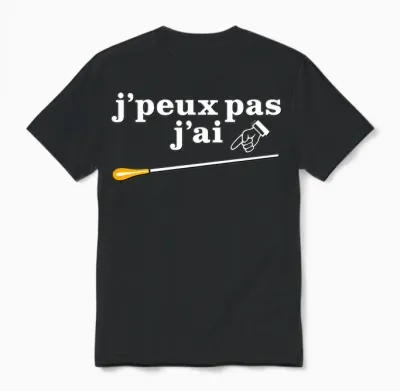 Meilleur Chef D'orchestre Humour Drôle Directeur De Musique T-Shirt Haut De Gamme Unisex T-Shirt - Black