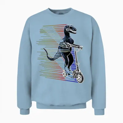 Escooter Electroroller E-Roller Raptor Bestseller Unisex Sweatshirt - Light Blue