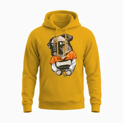 Prison Dog Imma Bad Dog... Unisex Hoodie - Gold