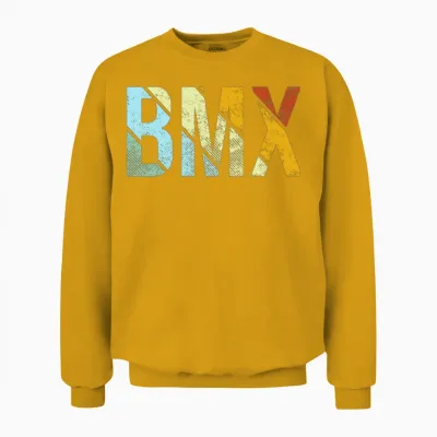 Bmx Retro Unisex Sweatshirt - Gold