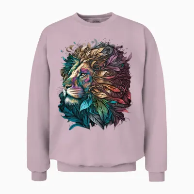 Lion Colors Unisex Sweatshirt - Light Pink