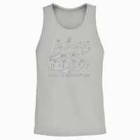 Vintage 1974 Unisex Tank Top in Ash - 2