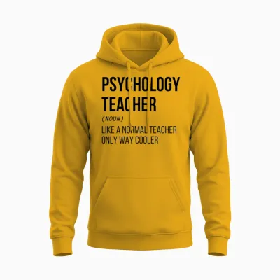 Funny Psychology Teacher Unisex Hoodie - Gold