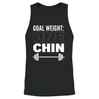 Funny Weight Loss Muscle Builder Unisex Tank Top - Black – 2