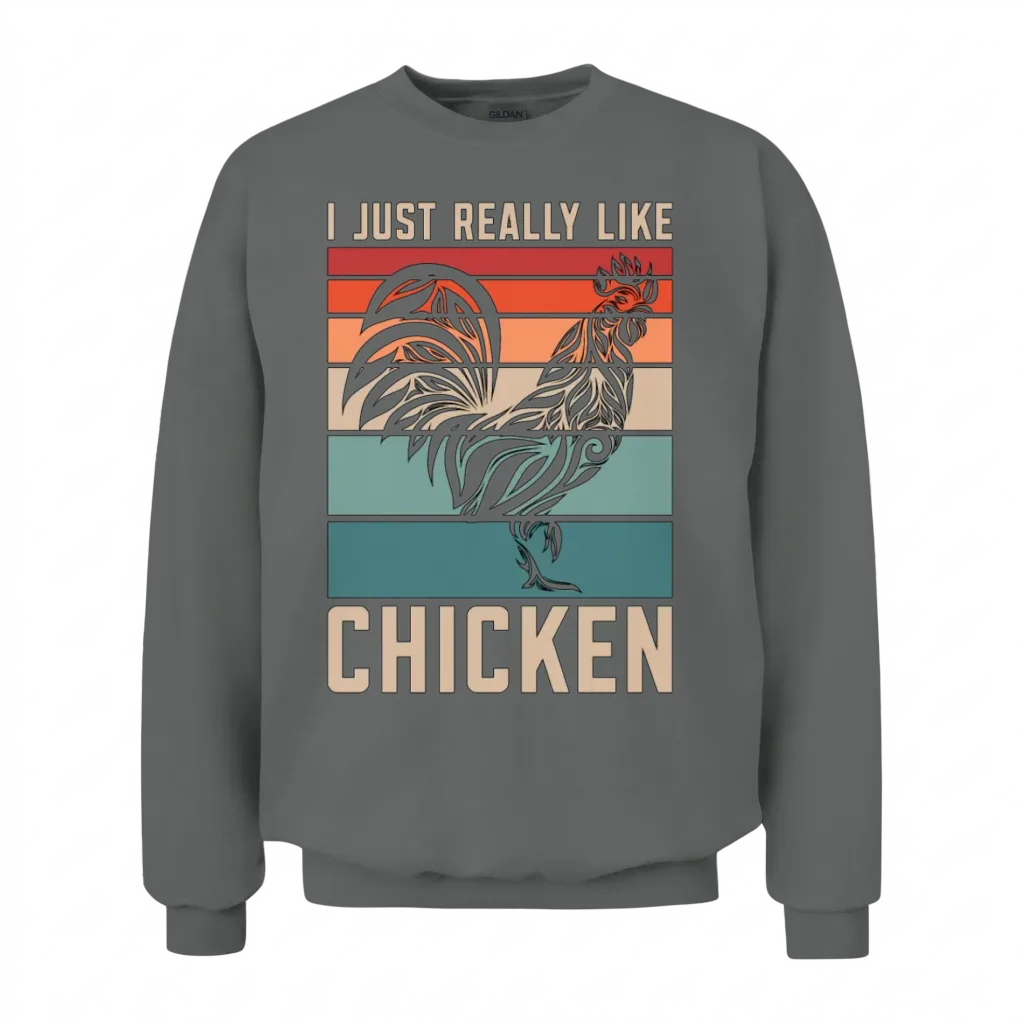 Cock I Just Really Retro Cocks Cock Lover Unisex Sweatshirt - Graphite Heather