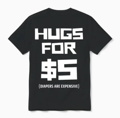 Designhugs for 5 Retro Unisex T-Shirt - Black