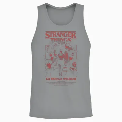 Stranger Things Mindflayer Group Horror Movie Unisex Tank Top - Sport Grey