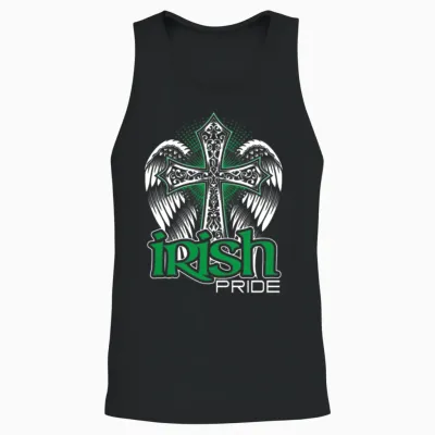 Irish Pride – Patricks Day Unisex Tank Top - Black