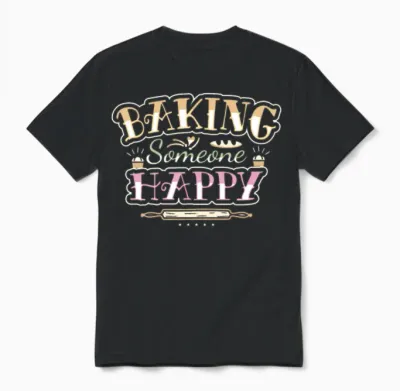 Baking Funny Saying - Chef Funny Quote Unisex T-Shirt - Black