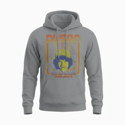 Stranger Things Dustin Floating Head Resist the Pearls Star Unisex Hoodie - Sport Grey