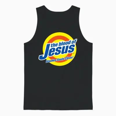 Blood of Jesus Christ Unisex Tank Top - Black