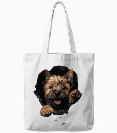 Cairn Terrier Tote Bags - White
