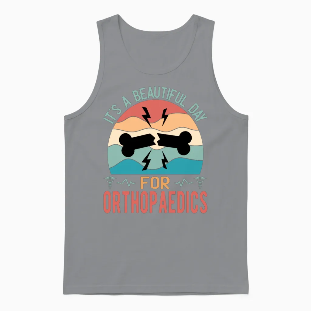 Orthopaedic Surgery Funny Orthopaedic Surgeon Unisex Tank Top in Sport Grey