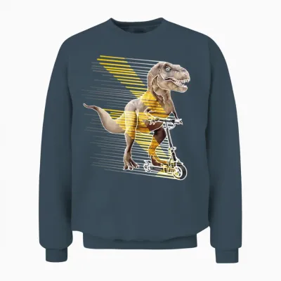 Escooter Electroroller E-Roller T-Rex Bestseller Unisex Sweatshirt - Dark Heather
