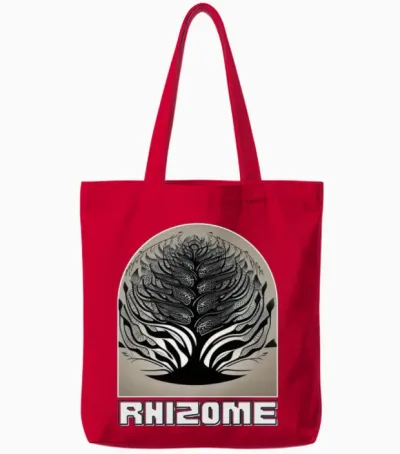 Green Thumbs Up Tote Bags - Red