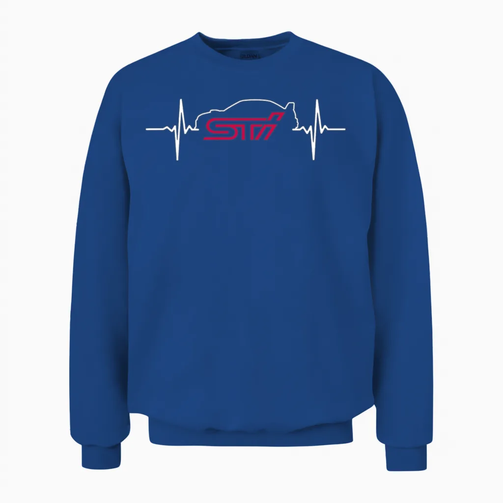 Subaru Impreza Wrx Sti 9 Unisex Sweatshirt in Royal