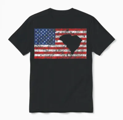 South Carolina Charleston Columbia North Charleston Pleasant Unisex T-Shirt - Black