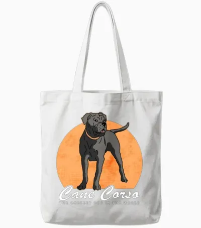Cane Corso the Coolest Dog Dogs Owner Tote Bags - White