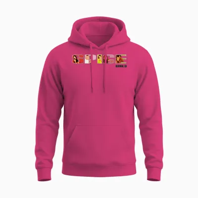 Official Spice Girls Logo T-Shirt, Black Unisex Hoodie - Heliconia