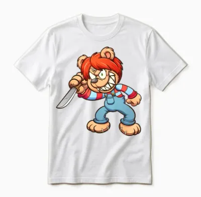 Killer Bear Unisex T-Shirt - White