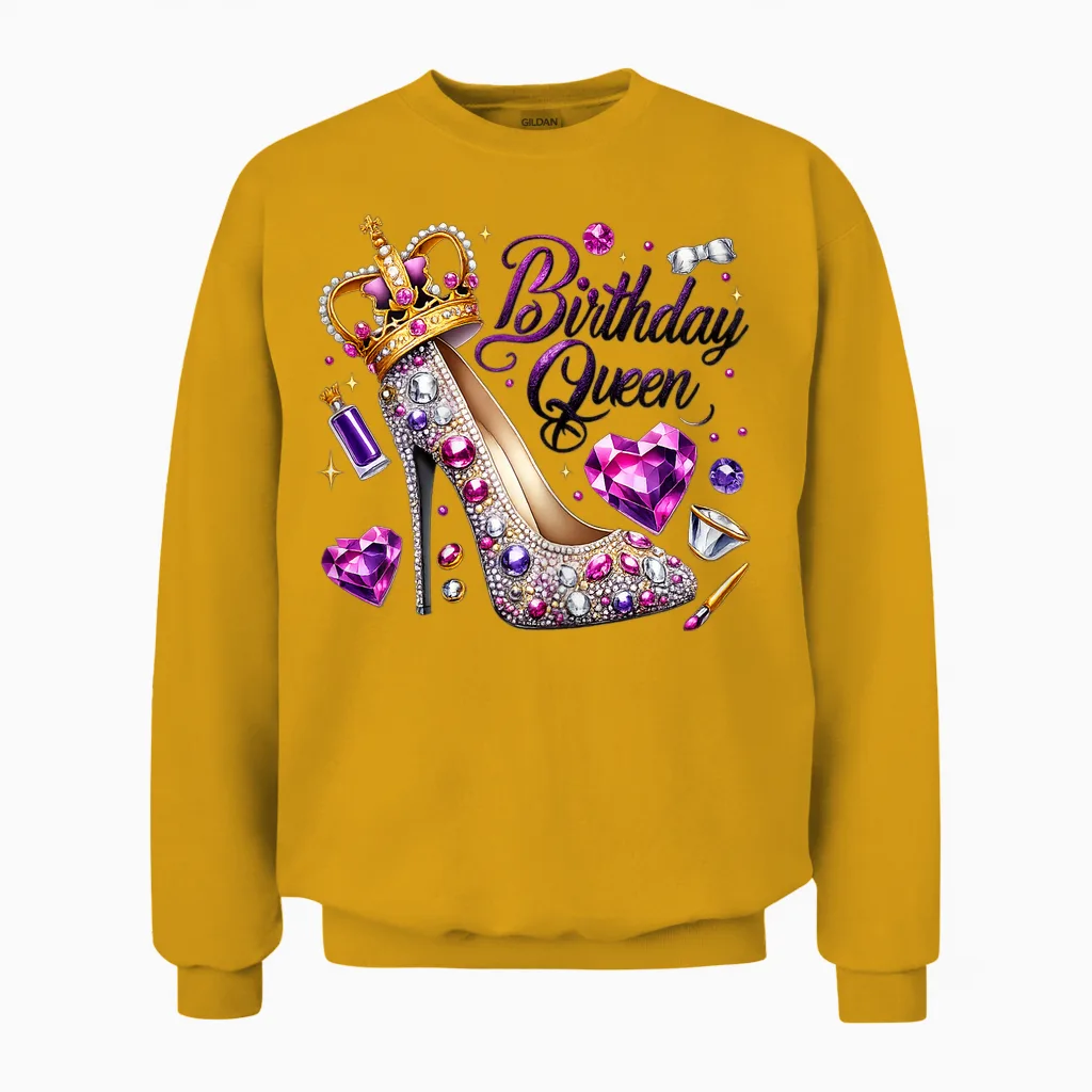 Geburtstagsgeschenk Frauen Geburtstag Unisex Sweatshirt in Gold