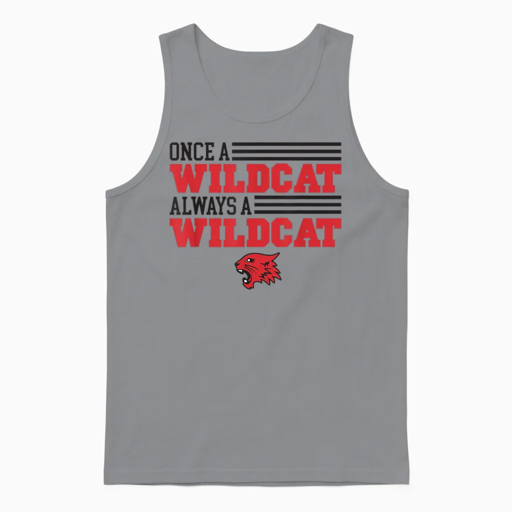 High School Musical Once Wildcat Always Unisex Tank Top in Sport Grey