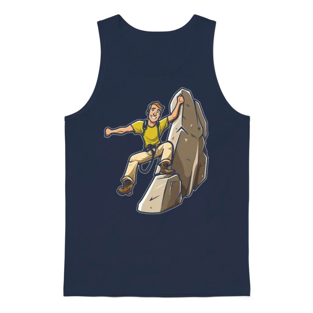 Hiking Hike Cool โ & Outdoors Gift Unisex Tank Top - Navy